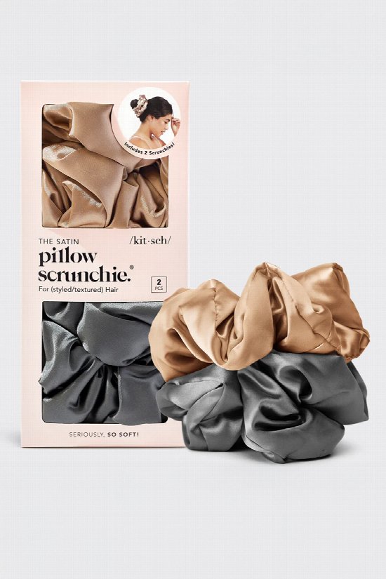 Satin Pillow Scrunchies 2pc